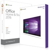 Windows 10 Pro + Office 2016 Home & Student 32/64 Bit