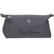 Pepe Jeans Corin Kulturbeutel, grau, 20,5 x 11,5 x 7,5 cm, Polyester und PU, 1,77 l, von Joumma Bags, grau, Talla única, Kulturbeutel