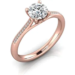 Verlobungsring VR21 585er Rotgold - 2809
