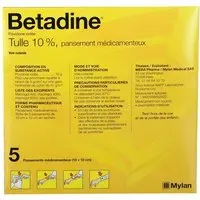 Betadine® Tulle 10 % Compresses 5 pc(s)