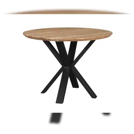 möbelliebling Runder Esszimmertisch 105 x 77 cm Akazie naturfarben