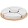SECRET DE GOURMET Rundes 6-teiliges Snack-Set aus Bambus
