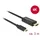 DeLock USB-C Stecker HDMI-A Stecker 3 m Schwarz