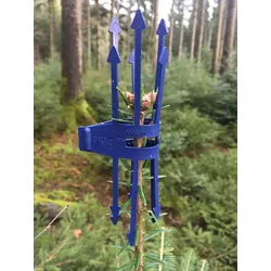 Verbissschutzklemmen blau biologisch abbaubar 1000 Stk.