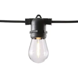 MARELIDA LED Solar Lichterkette 4,5m transparent 10-flammig