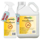 INSIGO Ameisen Abwehrspray 1L + 5L Kanister - Ameisenmittel mit mechanischer Wirkung auf Ameisen - Effektiver Schutz für Haus & Garten - Ameisen Spray mit Sofortwirkung