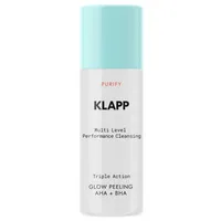 Klapp Cosmetics KLAPP Multi Level Performance Cleansing Triple Action Glow Peeling AHA + BHA 30 ml