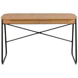 AC Design Schreibtisch Blueton natur / Weiß