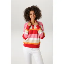 Aniston CASUAL Strickpullover mit Polokragen Rot M
