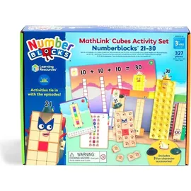 Learning Resources MathLink Würfel Zahlenblöcke 21–30 Aktivität Set