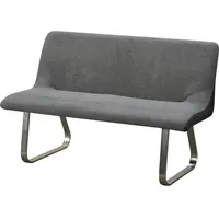 Hti-Living HTI-Living, Sitzbank, Bank 3-Sitzer Antikanthrazit/Grau Emrys (140 cm)