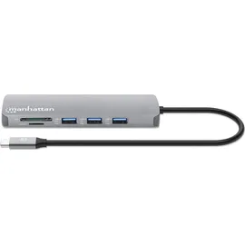 Manhattan Dockingstation - USB-C 3.2 Gen 1 (190459)