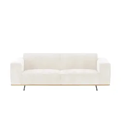 SOHO Sofa, 3-sitzig  Piemonte ¦ creme ¦ Maße (cm): B: 230 H: 77 T: 89