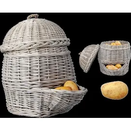 Esschert Design Kartoffelkorb Holz grau