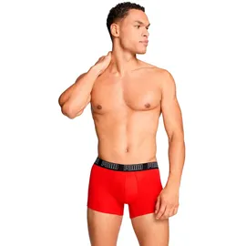 Puma Everyday Trunks 6P Schwarz/Rot M 6er Pack