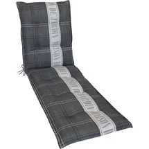Gardissimo Liegenauflage 195 x 60 x 8 cm grau 1 St.