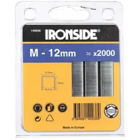 Ironside Büroklammer, Heftklammer 12 mm,M 2000