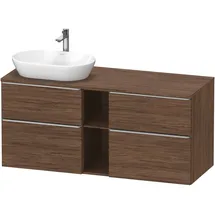 Duravit D-Neo Konsolenwaschtischunterbau wandhängend Nussbaum dunkel Matt 1400x550x664 mm à DE4970L7 DE4970L70210000,