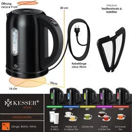 Kesser 1,7 l Schwarz