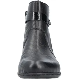 Rieker Damen Klassische Stiefeletten Y0783, Frauen Stiefeletten,übergangsschuhe,Stiefel,Bootee,Booties,halbstiefel,schwarz (00),40 EU / 6.5 UK