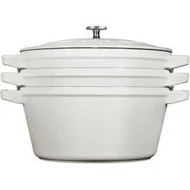 Staub Cocotte Kochtopfset 3-tlg. weiß