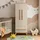 VitaliSpa Kinderkleiderschrank Malia 70 x 186,8 cm Holzwerkstoff beige