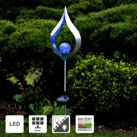 Star Trading LED Solar Garten Deko Beleuchtung Gartenstecker Solarlampe Kugel Außen