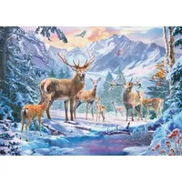 Ravensburger Puzzle Rehe und Hirsche im Winter 12000888