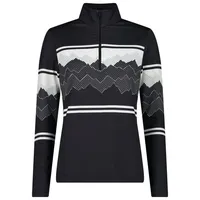 CMP Woman Sweat nero-bianco (27ZS) 38