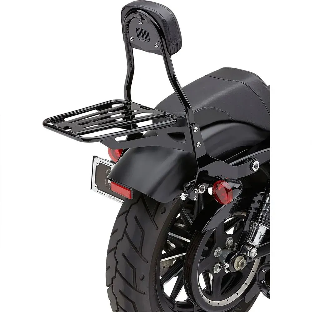 Cobra Harley Davidson Xl 1200 C 16 602-2005b Rückenlehne - Black / Silver - One Size