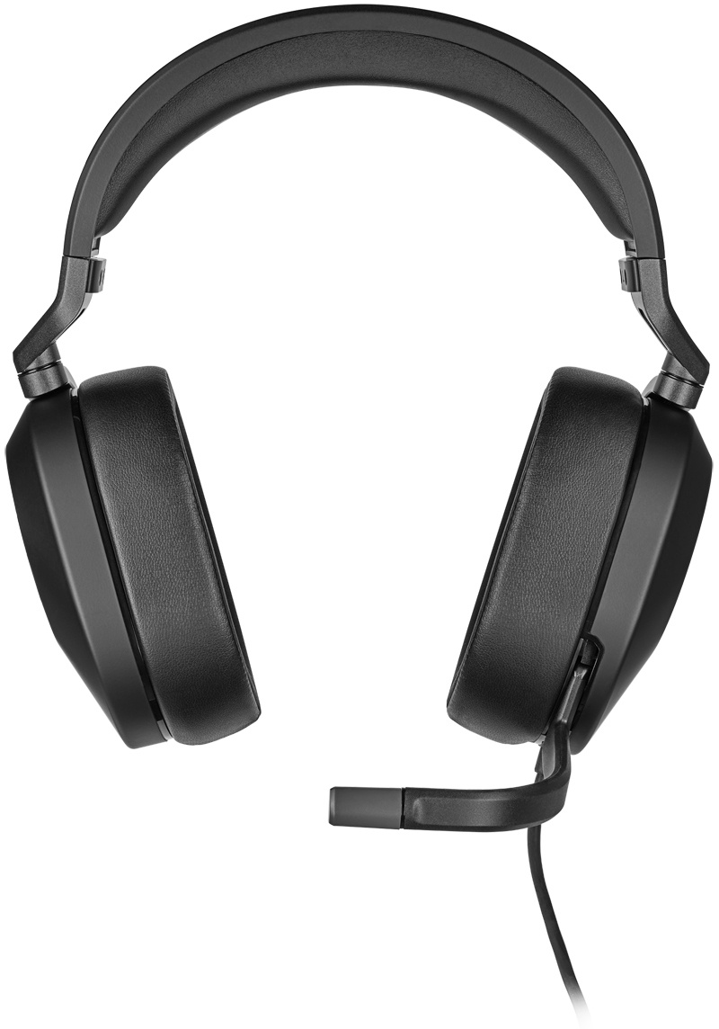 Corsair HS65 Surround Carbon Gaming-Headset, Kabelgebunden, Dolby Audio 7.1-Surround-Sound über USB-Adapter, Gewicht: 282 Gramm