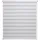 Sol Royal Doppelrollo SolDecor DL2 90 x 150 cm Fensterrollo Innen Weiß
