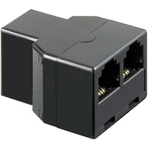 goobay 50597 Kabeladapter RJ11/RJ14 2x RJ11/RJ14-Buchse (6P4C)