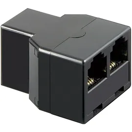 goobay 50597 Kabeladapter RJ11/RJ14 2x RJ11/RJ14-Buchse (6P4C)