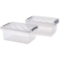 Blumtal Aufbewahrungsbox mit Deckel 12,5L aus Kunststoff - Aufbewahrungsboxen