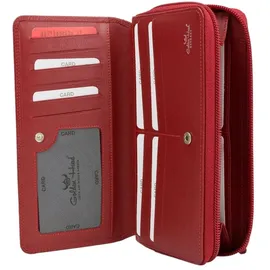 Golden Head Polo RFID Protect Geldbörse Damen rot