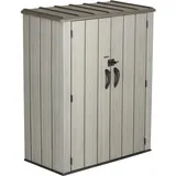 Lifetime XXL Kunststoff-Geräteschrank 1,36 x 0,70 x 1,72 m grau