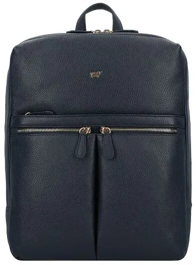 Braun Büffel Hanna Business-Rucksack M Leder 40 cm Laptopfach  blau