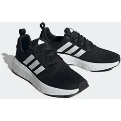 Sneaker ADIDAS SPORTSWEAR "SWIFT RUN", Gr. 43, schwarz-weiß (core schwarz, cloud weiß, cloud weiß), Textil, sportlich, Schuhe