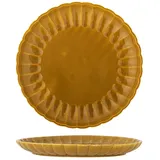 Bloomingville Latina Speiseteller Steingut – 27xH2 cm, gelb