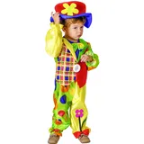 Vegaoo - Clowns-Kostüm für Jungen - 98/104 (3-4 Jahre)