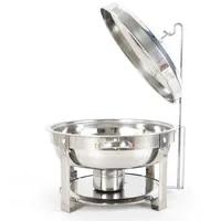 Chafing Dish Wärmebehälter für Speisen Dish Set SpeisewäRmer WarmhaltebehäLter Aus Edelstahl BuffetSet für Buffet Partys Hochzeiten