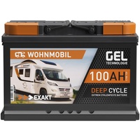 GEL Batterie 12V 100Ah Wohnmobil Batterie Solarbatterie Wohnwagen Blei Gel Akku