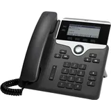 Cisco CP-7821-3PCC-K9= Systemtelefon,VoIP LC-Display Schwarz, Silber