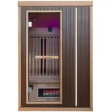 Dewello Infrarotkabine Infrarotsauna MELVILLE 130cm x 105cm