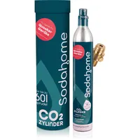 Sodahome CO2 Zylinder für 60L Sprudelwasser - Kompatibel mit allen Quooker Geräten - Kohlensäure Zylinder zum Einschrauben für Sprudelwasser - geprüft & abgefüllt in Deutschland