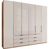 Wiemann Falttürenschrank Monaco 246,9 x 236 x 58 cm Beige/Braun