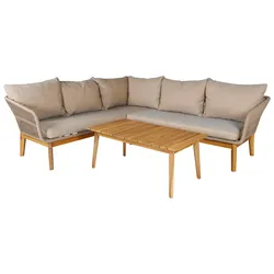 Loungegarnitur Chania ca. 210x160 cm Beige