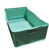 Faltbarer Hundepool – PVC-nicht aufblasbare -Badewanne für Sommerkühlung, tragbare Watwanne für Katzen und Kinder, 80 x 40 x 20 cm, Zubehörausrüstung, 1 Stück, Artikelschutz, zuverlässig