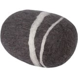 myfelt Oskar - Filz Kieselstein, Meditationskissen, Yogakissen, Dekokissen, Pouf, Dunkelbraun rund - Größe XL